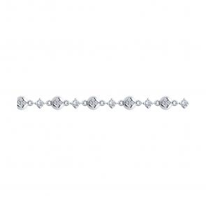 Серебряный браслет SOKOLOV с фианитом 94051136-91 фото