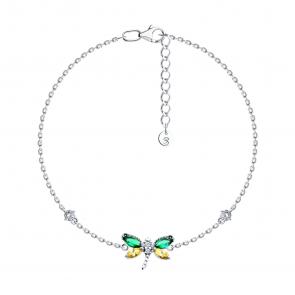 Серебряный браслет SOKOLOV с фианитом 94051158 фото