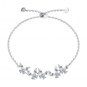 Серебряный браслет SOKOLOV с фианитом 94051179 фото