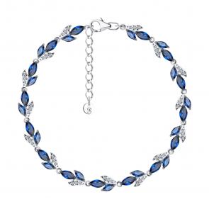 Серебряный браслет SOKOLOV с фианитом 94051189 фото