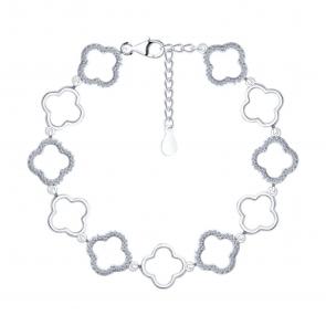 Серебряный браслет SOKOLOV с фианитом 94051198-91 фото