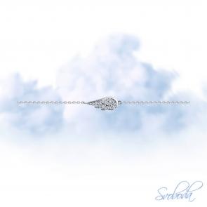 Серебряный браслет SOKOLOV с фианитом 94051235 фото