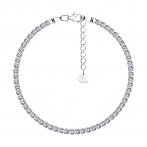 Серебряный браслет SOKOLOV с фианитом 94051239 фото