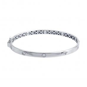 Серебряный браслет SOKOLOV с фианитом 94051513 фото