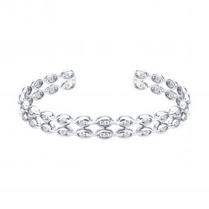 Серебряный браслет SOKOLOV с фианитом 94051588 фото