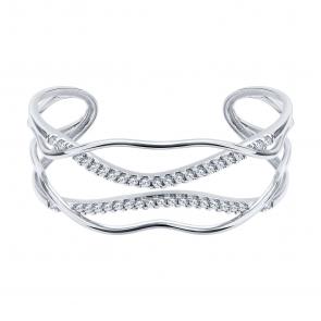 Серебряный браслет SOKOLOV с фианитом 94051627 фото