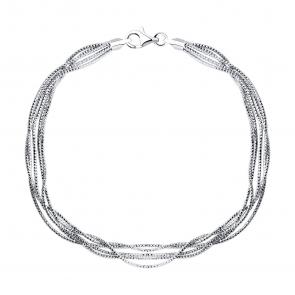 Серебряный браслет плетение Фантазийное SOKOLOV 94054542 фото