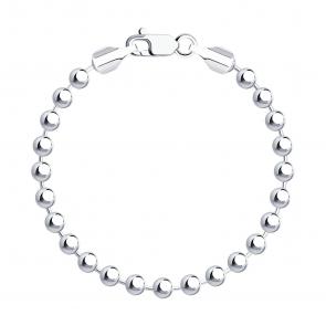 Серебряный браслет плетение Фантазийное SOKOLOV 94054604 фото