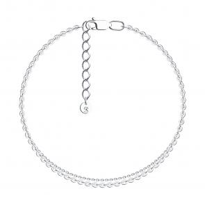 Серебряный браслет на ногу SOKOLOV 94054721 фото