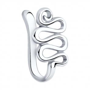 Серебряный пирсинг в нос SOKOLOV 94060107 фото