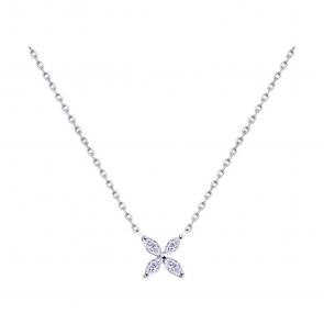 Серебряное колье SOKOLOV с фианитом 94070176-91 фото