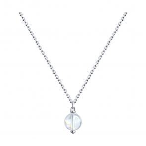 Серебряное колье SOKOLOV с кристаллом Swarovski 94070415 фото