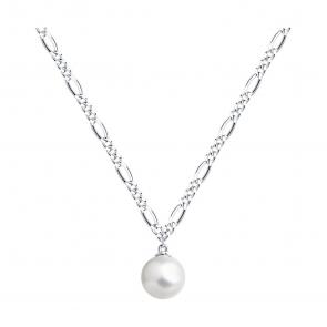 Серебряное колье SOKOLOV с жемчугом Swarovski 94070468 фото