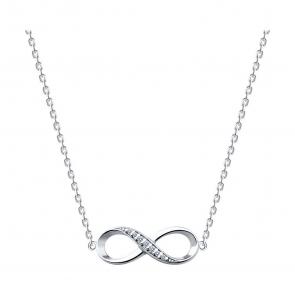 Серебряное колье SOKOLOV с фианитом 94070660-91 фото