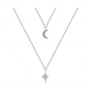 : Колье из серебра с фианитами 94070667-91 фото