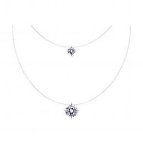 Колье на леске SOKOLOV с фианитом 94070756 фото