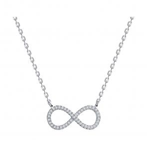 Серебряное колье SOKOLOV с фианитом 94070832-91 фото