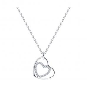 Серебряное колье SOKOLOV с фианитом 94070862-91 фото