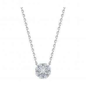 : Колье из серебра с фианитами 94070886-91 фото