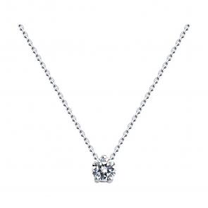 Серебряное колье SOKOLOV с фианитом 94070904-91 фото