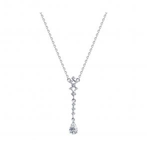 : Колье из серебра с фианитами 94070968-91 фото