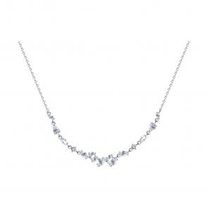 Серебряное колье SOKOLOV с фианитом 94070969-91 фото