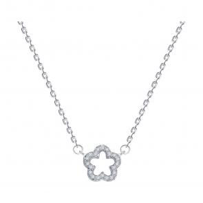 : Колье из серебра с фианитами 94070982-91 фото