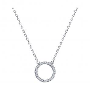 : Колье из серебра с фианитами 94070984-91 фото