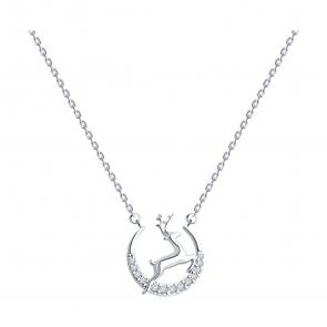 : Колье из серебра с фианитами 94070996-91 фото