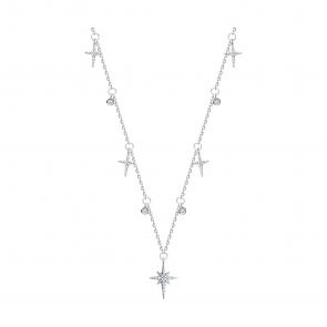 : Колье из серебра с фианитами 94071026-91 фото