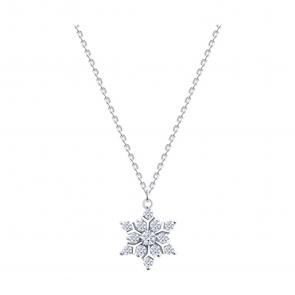 Серебряное колье SOKOLOV с фианитом 94071288-91 фото