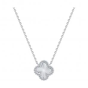 Серебряное колье SOKOLOV с фианитом 94071366 фото