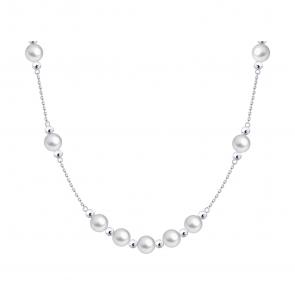 Серебряное колье SOKOLOV с жемчугом 94071391 фото