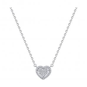 : Колье из серебра с фианитами 94071464-91 фото