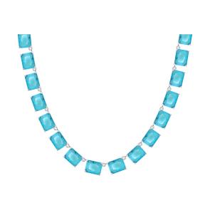 Серебряное колье SOKOLOV с дуплетом из кварца и стекла 94071539 фото