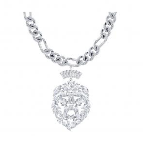: Колье из серебра с фианитами 94071583 фото