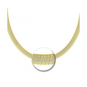 Колье из лимонного серебра SOKOLOV 94074581 фото