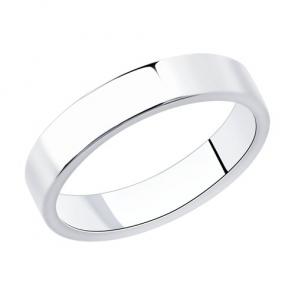 Серебряное обручальное кольцо SOKOLOV 94110031 фото