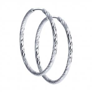 Серебряные серьги SOKOLOV 94140002 фото