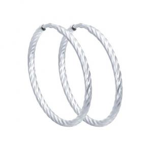 Серебряные серьги SOKOLOV 94140015 фото