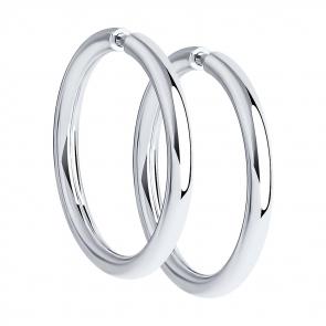 Серебряные серьги SOKOLOV 94140041 фото