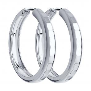 Серебряные серьги SOKOLOV 94140062 фото