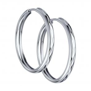 Серебряные серьги SOKOLOV 94140064 фото