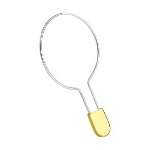 Одиночная серьга из лимонного серебра SOKOLOV 94170184 фото