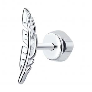 Одиночная серьга из серебра SOKOLOV 94170203 фото