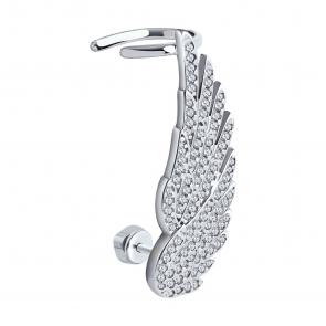 Одиночная серьга из серебра SOKOLOV с фианитом 94170242 фото