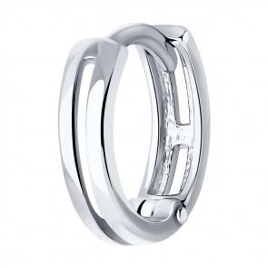 Одиночная серьга из серебра SOKOLOV 94170277 фото