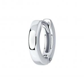 Одиночная серьга из серебра SOKOLOV 94170297-91 фото