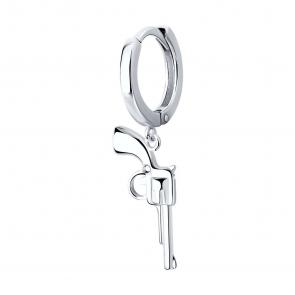Одиночная серьга из серебра SOKOLOV 94170303 фото