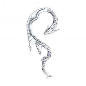 Одиночная серьга из серебра SOKOLOV 94170328-91 фото